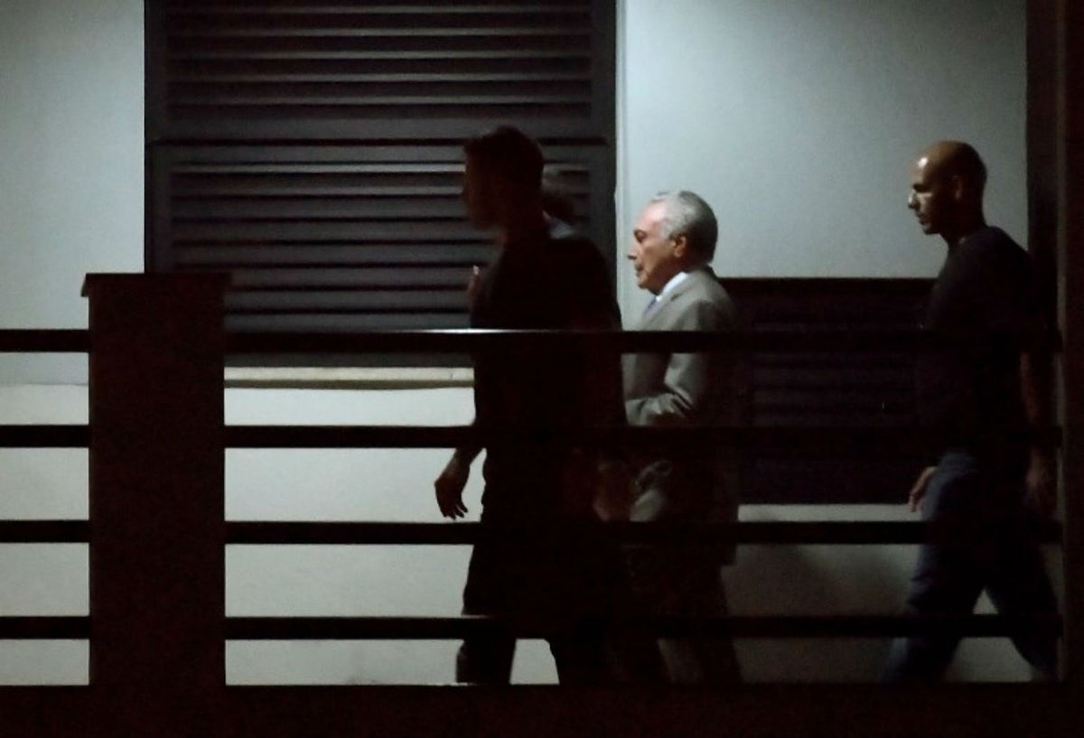 Michel Temer pasó su primera noche en prisión