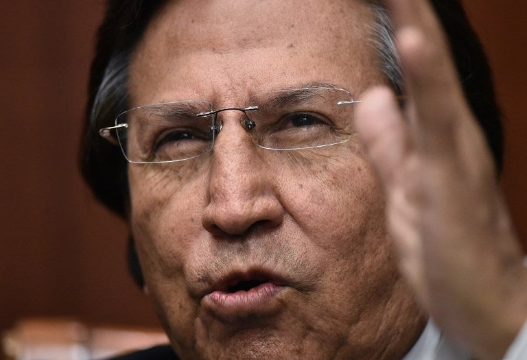 Alejandro Toledo, presidente de Perú.