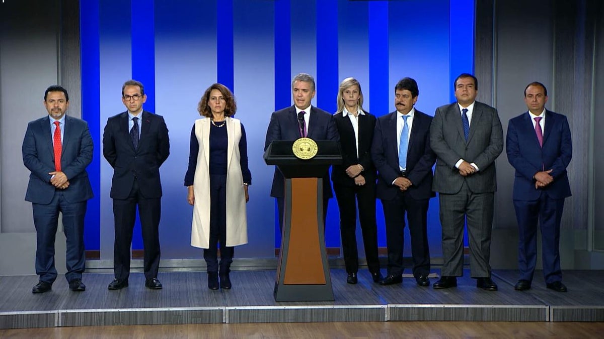 Presidente Iván Duque, tras reunión con los gobernadores del país