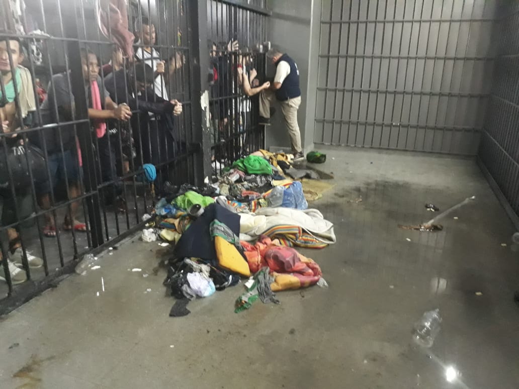 Disturbios en calabozo de estación de policía de Itagüí, Antioquia, dejan 14 personas lesionadas