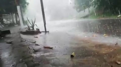 Rionegro y Piedecuesta también sufrieron con tormentas eléctricas.