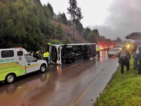 Accidente Bus Los Libertadores Tunja Bogotá