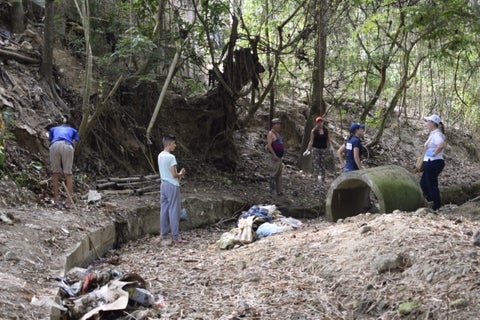 El trabajo ambiental en las quebradas El Tejar y Tierra Santa, con el fin de recuperar espacios para la sostenibilidad del Río Chiquito