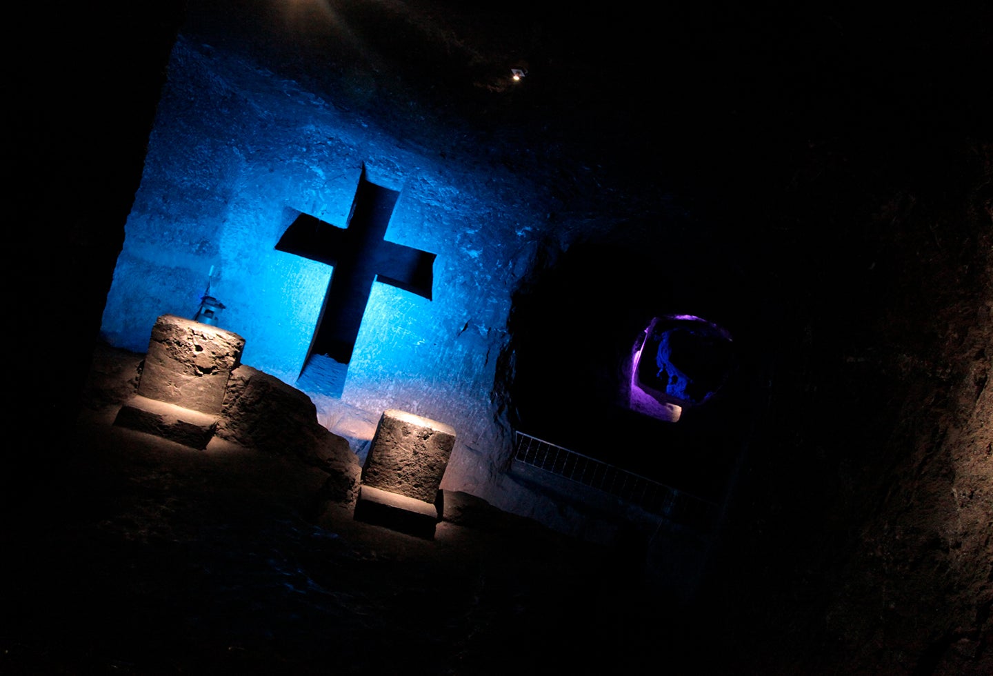 La Catedral de Sal de Zipaquirá, en Cundinamarca