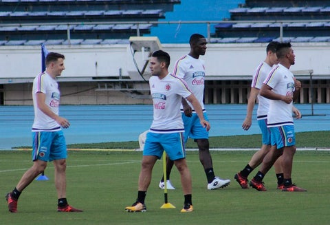 Selección Colombia entrenando en Barranquilla