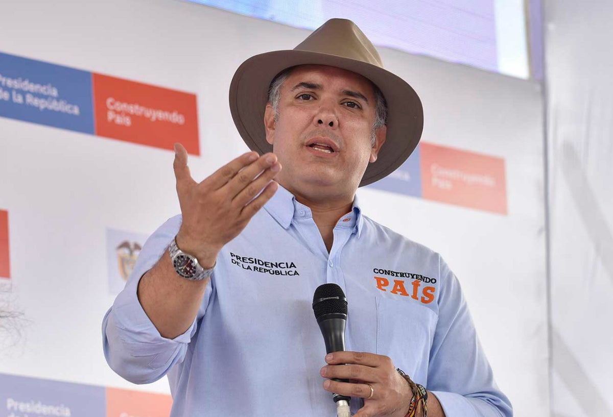 El presidente Iván Duque en Timbío (Cauca)