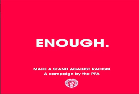 #Enough lema contra el racismo