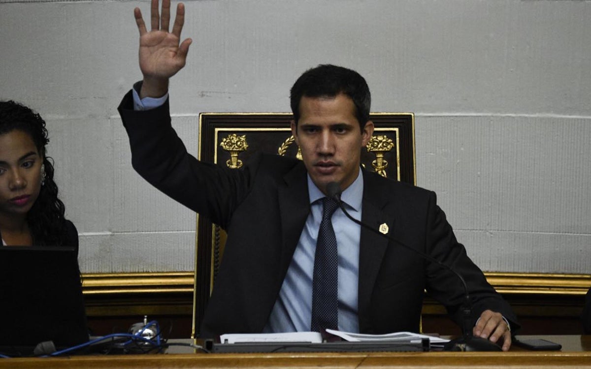 Juan Guaidó, presidente interino de Venezuela.