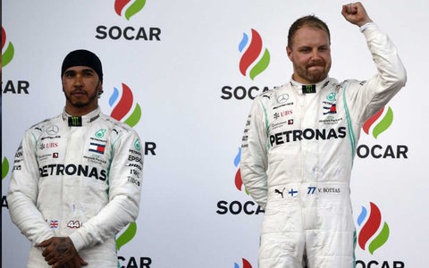 Lewis Hamilton y Valtteri Bottas
