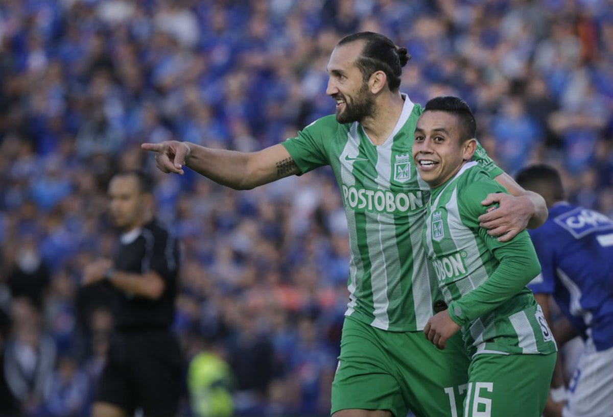 Hernán Barcos, jugador de Atlético Nacional