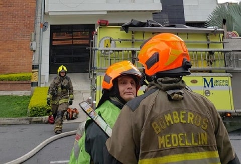 Incendio en apartamento de Medellín