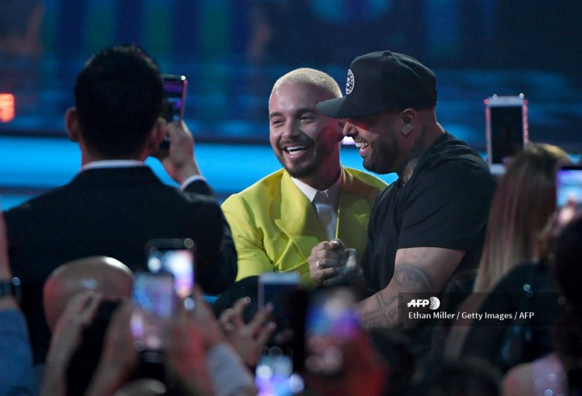 J Balvin en los Premios Billboards 2019
