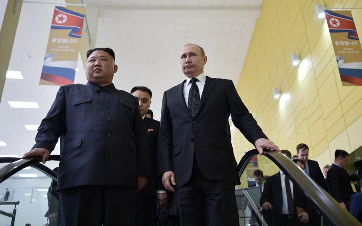 Kim y Putin
