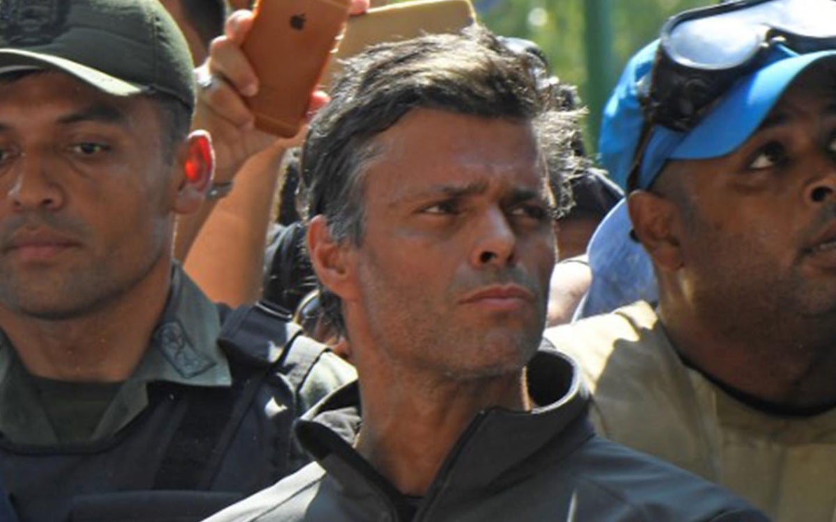 Leopoldo López, líder opositor venezolano.