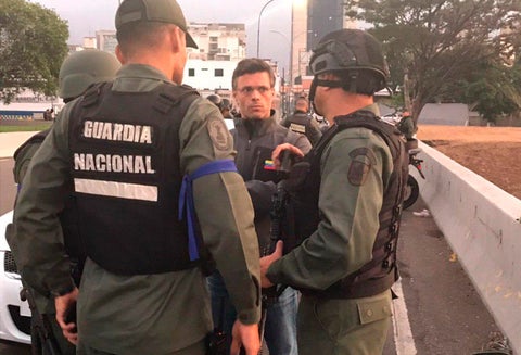 Leopoldo López, opositor venezolano, en Caracas tras recuperar su libertad
