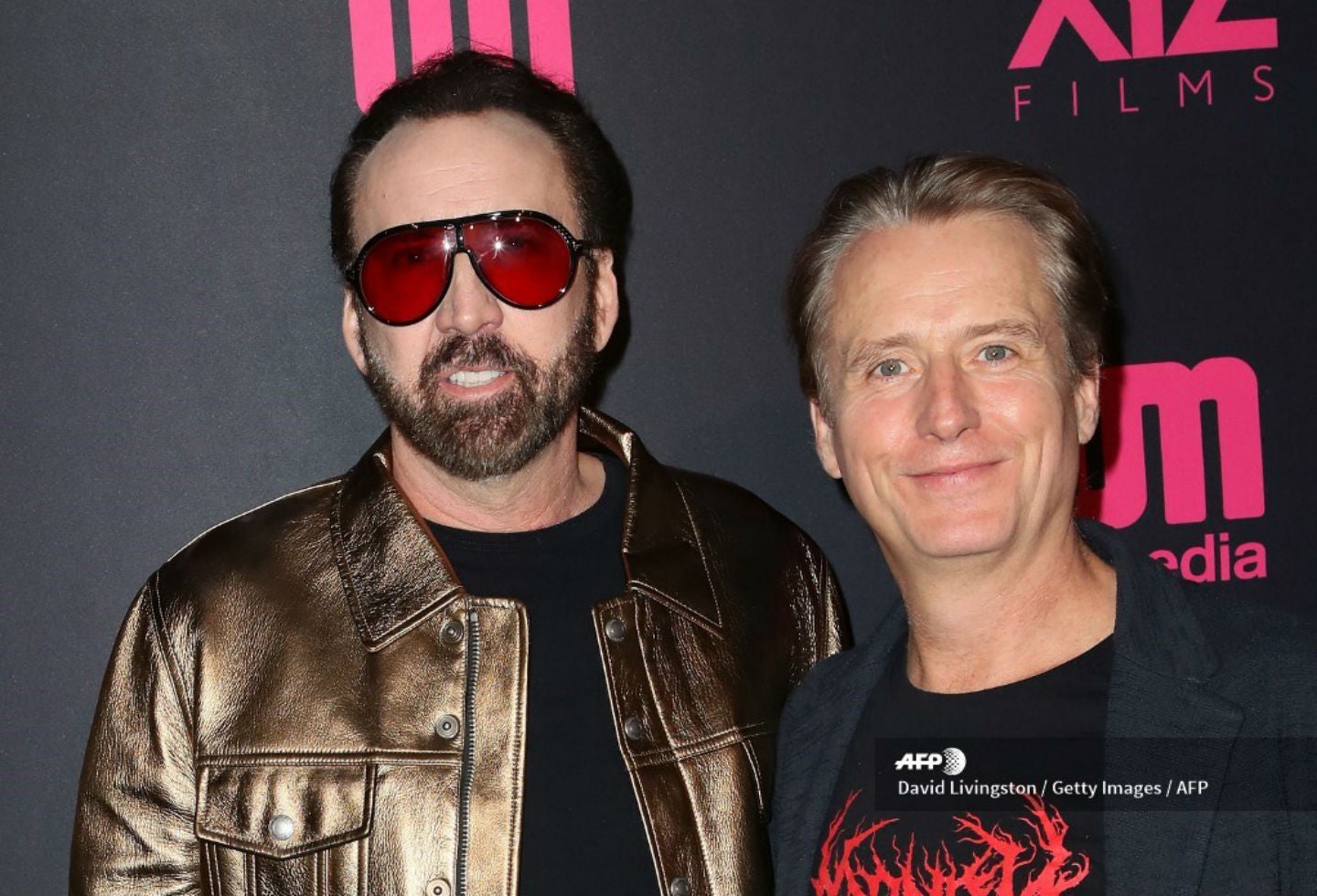 Nicolas Cage junto a Linus Roache