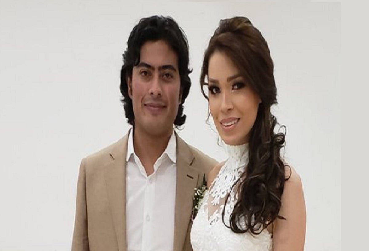 Nicolás Petro y su esposa.