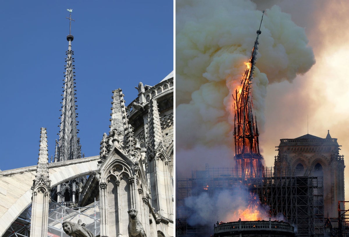 Incendio en catedral Notre Dame