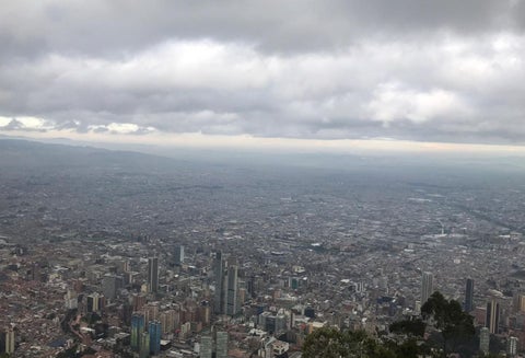 Esta es la panorámica de Bogotá del domingo 31 de marzo.