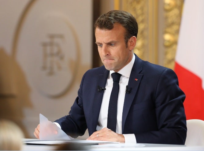 Emmanuel Macron presidente Francia