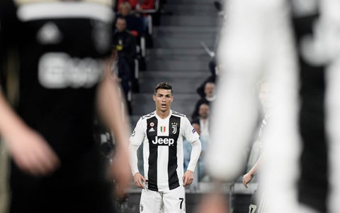 Cristiano Ronaldo, eliminado de la Champions League.