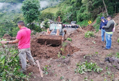 Deslizamiento en Rosas, Cauca
