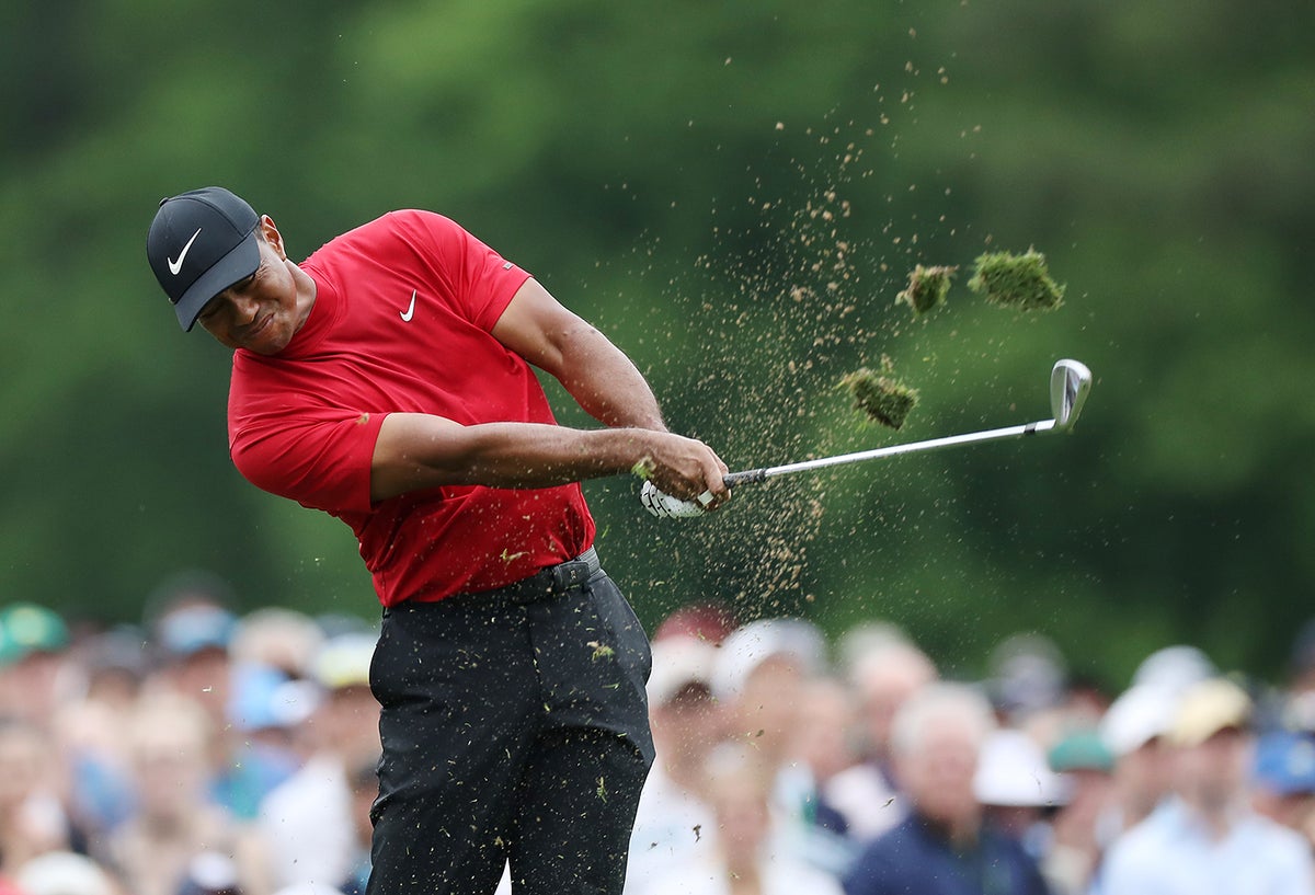Tiger Woods en el Augusta National Golf Club, en Augusta, Georgia (Estados Unidos)