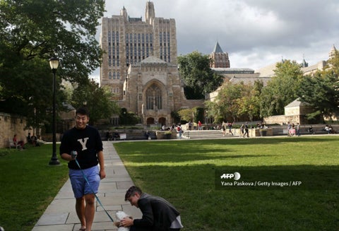 Estudiantes de la Universidad de Yale