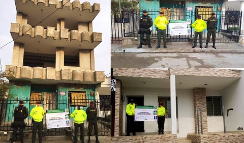 Ocho inmuebles, que serían del clan del Golfo, fueron ocupados para extinción de dominio en Sincelejo