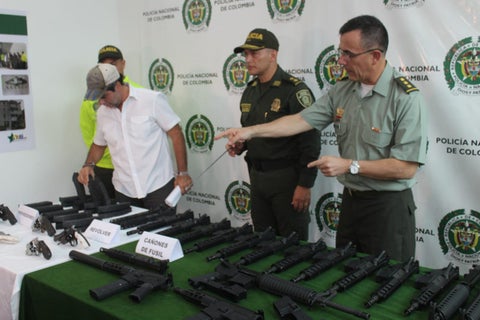 incautación armas