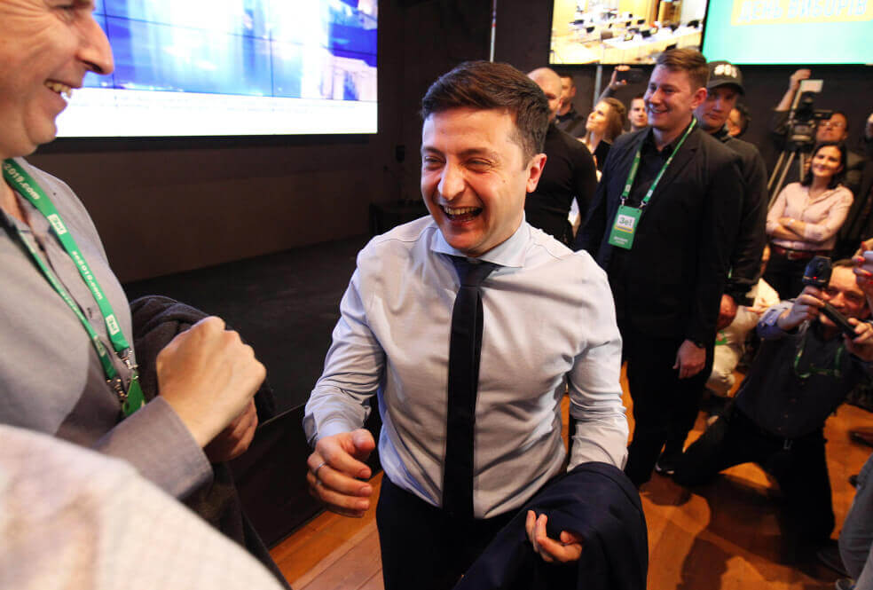 Volodimir Zelenski, nuevo presidente de Ucrania