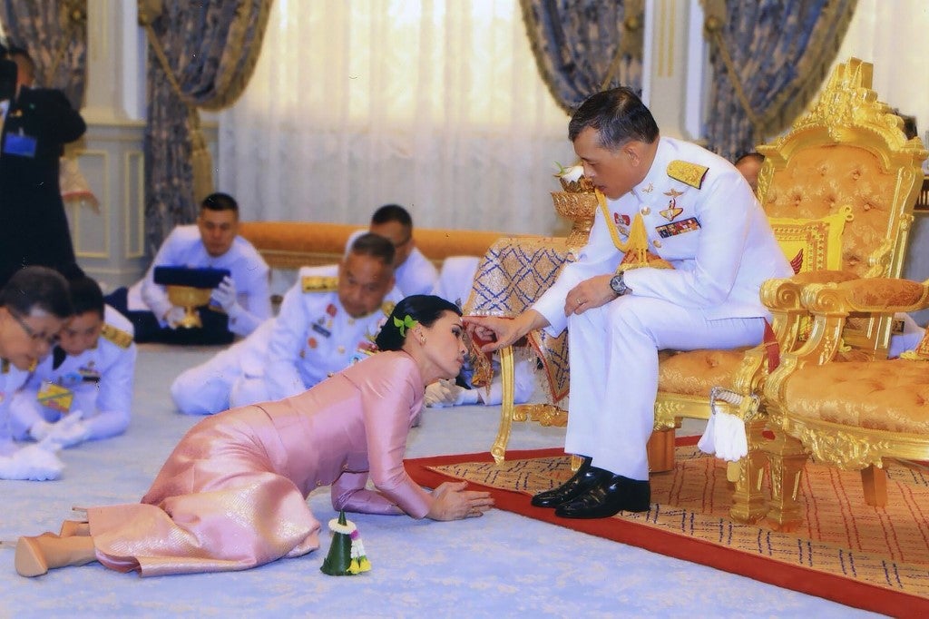 el rey de Tailandia, Maha Vajiralongkorn