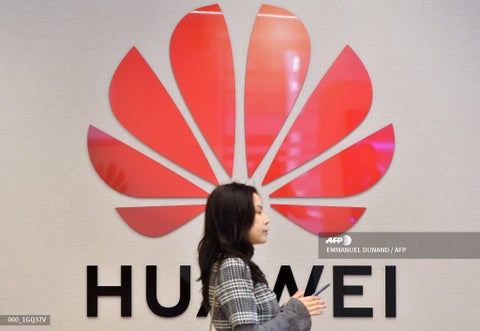 Una tienda Huawei