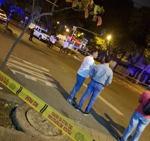 Intento de fleteo en Medellín.