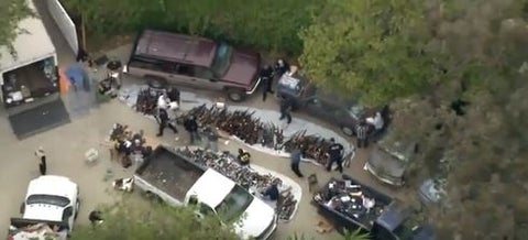 Más de 1.000 armas incautadas en Los Ángeles