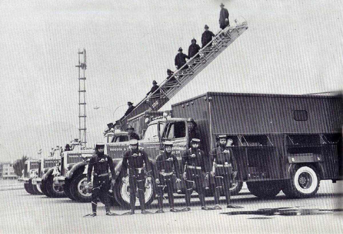 124 años el cuerpo de Bomberos de Bogotá