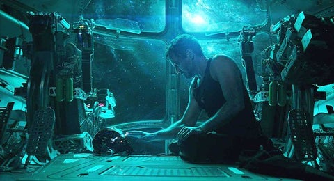 Robert Downey Jr. como Iron Man (Tony Stark) en Avengers: Endgame