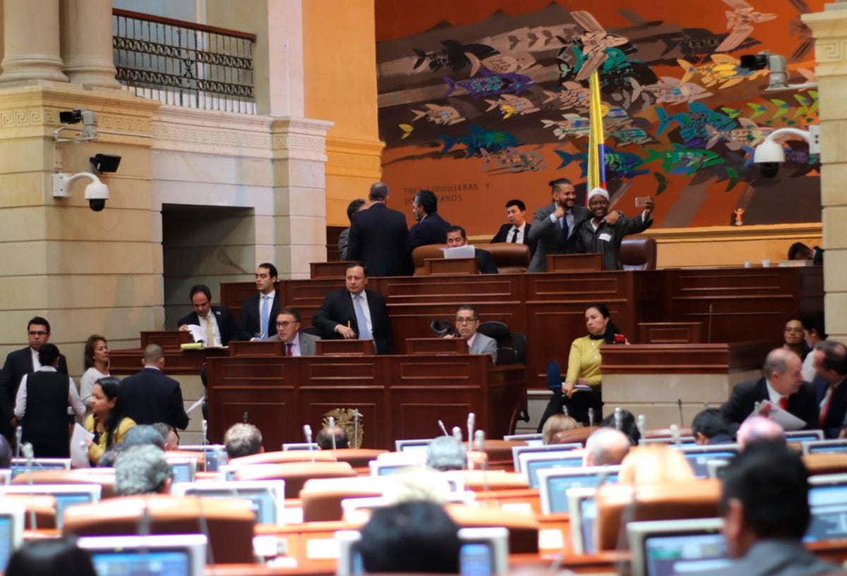 La Cámara de Representantes, durante el debate del Plan de Desarrollo
