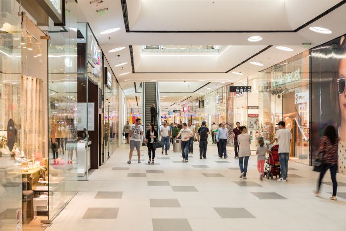 Centro comercial.