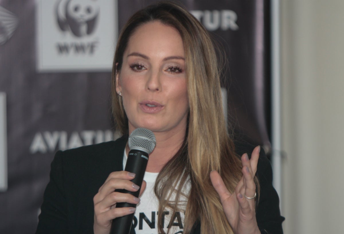 Claudia Bahamón, presentadora y modelo colombiana