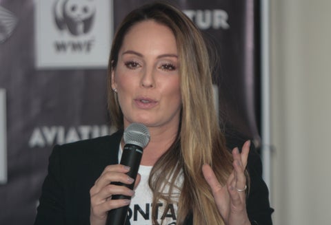 Claudia Bahamón, presentadora y modelo colombiana