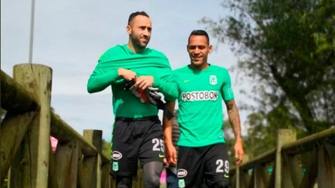 David Ospina, entrenando con Atlético Nacional