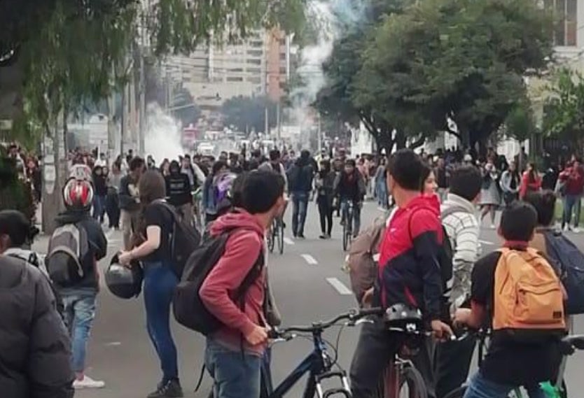 Disturbios en Universidad Pedagógica