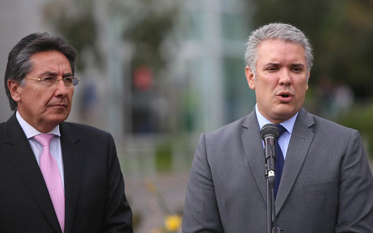 Iván Duque y Néstor Humberto Martínez