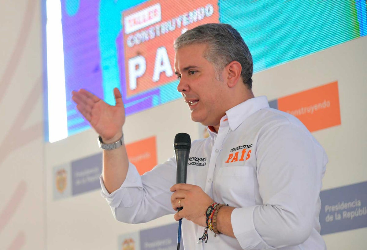El presidente Iván Duque
