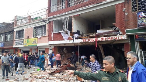 Explosión en Bogotá