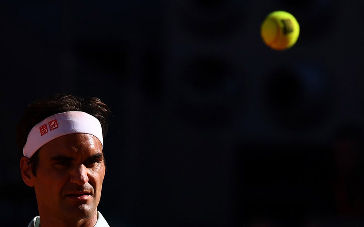 Roger Federer, tenista suizo.