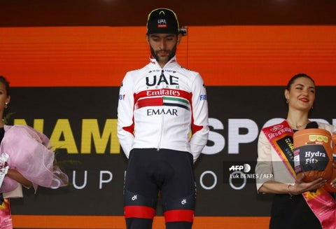 Fernando Gaviria no celebró ser ganador de la tercera etapa del Giro de Italia