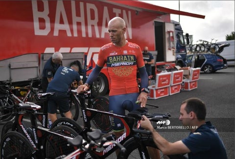 Kristijan Koren, ciclista del Bahrein Merida