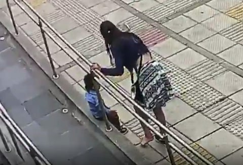 Golpiza a niño en Fontibón